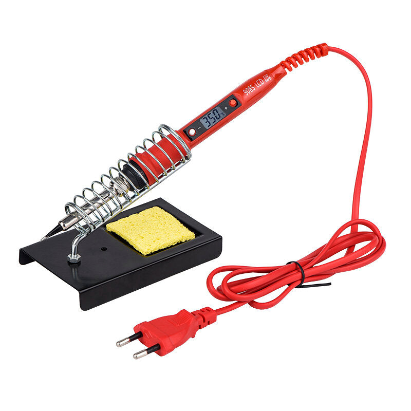 jcd 908s 80w soldeerbout kit instelbare temperatuur 110v 220v lcd soldeer lasgereedschap keramische verwarming soldeertips desoldeerpomp pincet 180 ~ 500 ℃