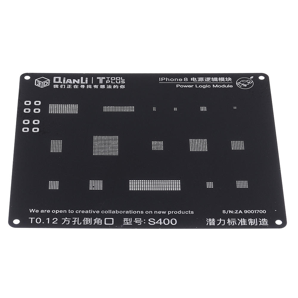 qianli s400 3d bga reballing stencil power logic module bga reballing repair tool voor ios 5 5s 6 6s 7g 7plus 8 8p