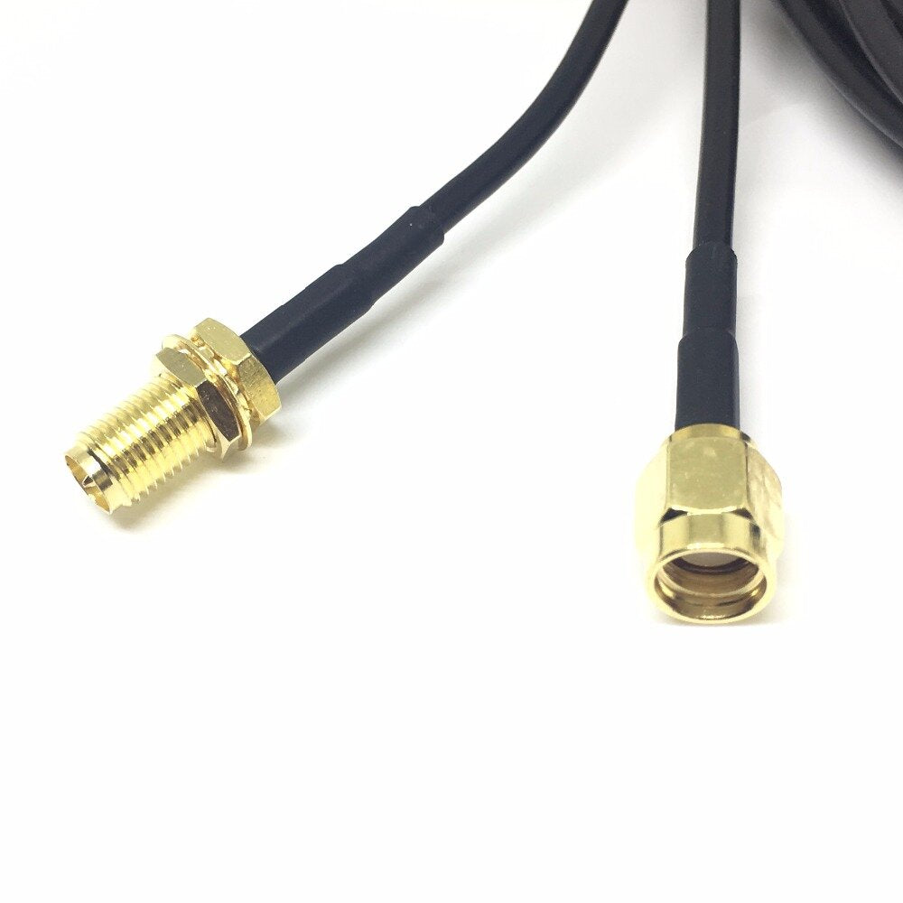 3m wi-fi antenne verlengkabel rp-sma voor wifi wan router