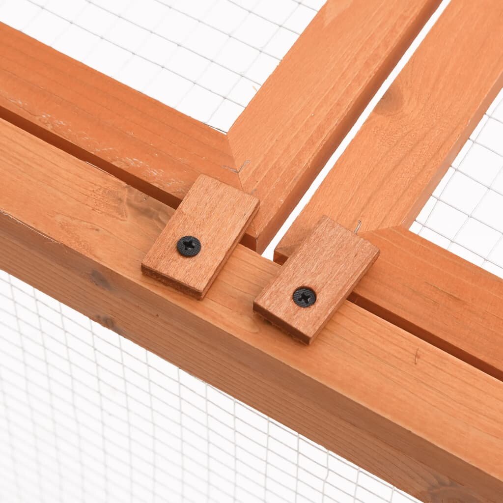 dierenhok voor buiten 150x100x50 cm massief grenen hout