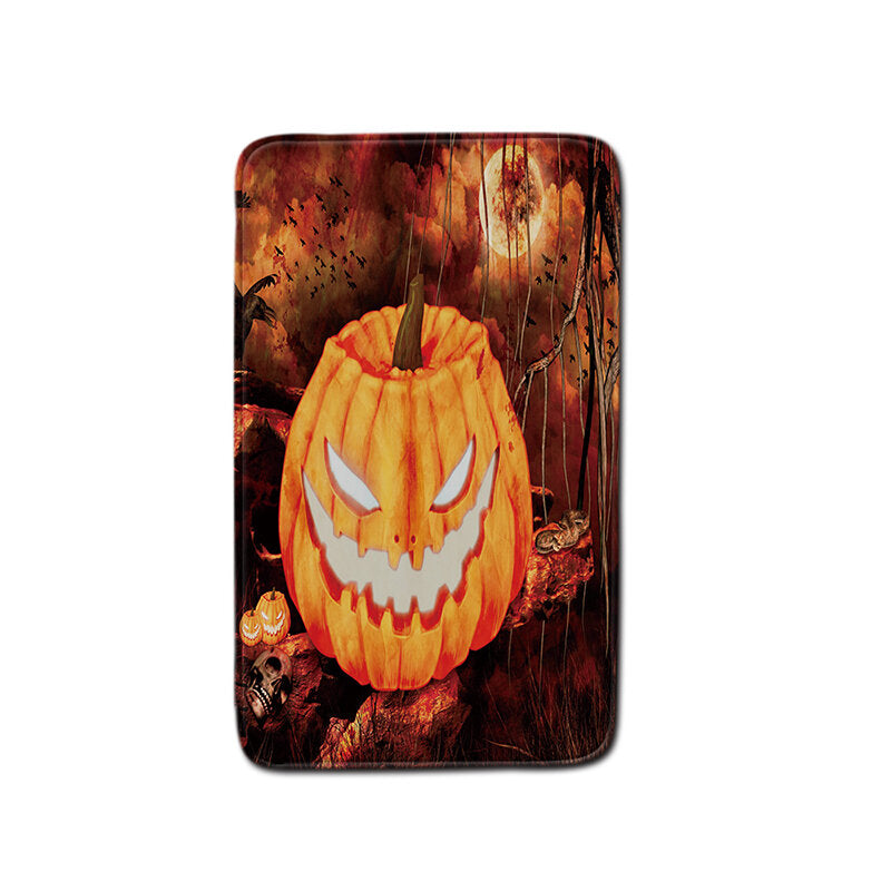 halloween douchegordijn wc soft fluwelen antislip keukenmat type 3