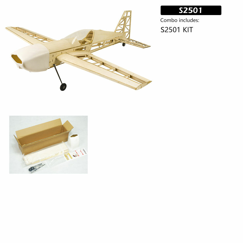 dancing wings hobby s25 extra 330 1000mm wingspan balsa wood 3d aerobatics rc airplane kit/ kit+power combo