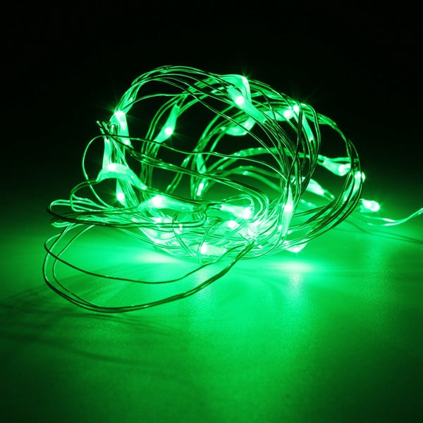 10m 100 led koperwire fee string licht batterij powered waterproof christmas party decor