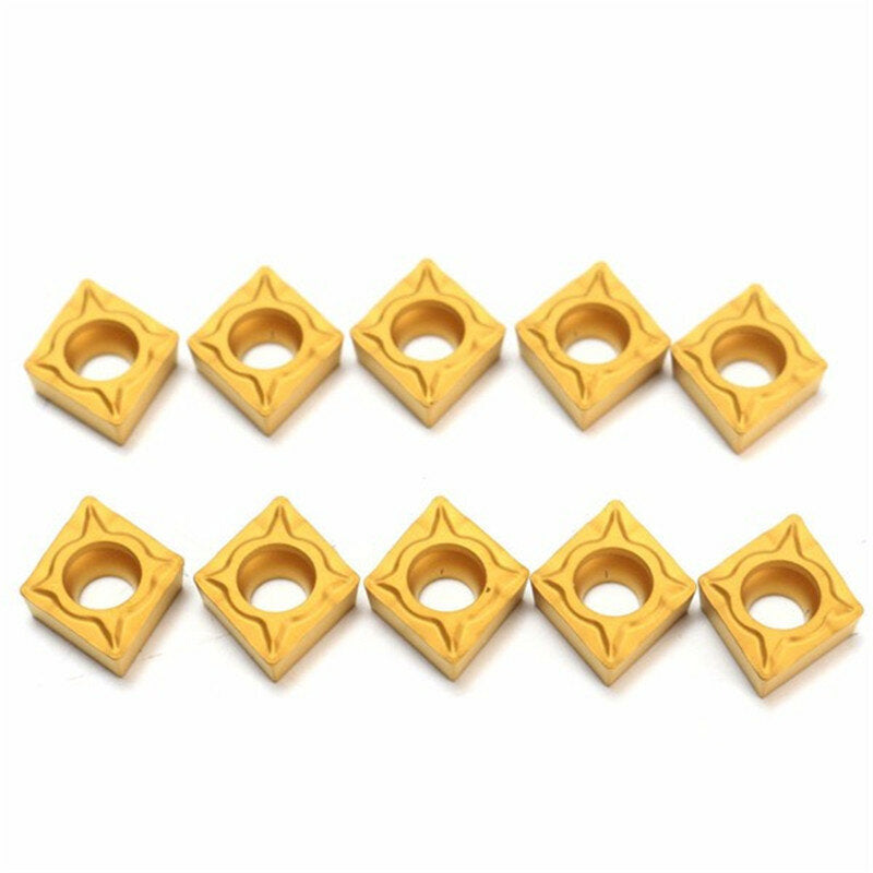 10 stuks ccmt060204-hm ybc251 carbide insert titanium coated carbide cutter
