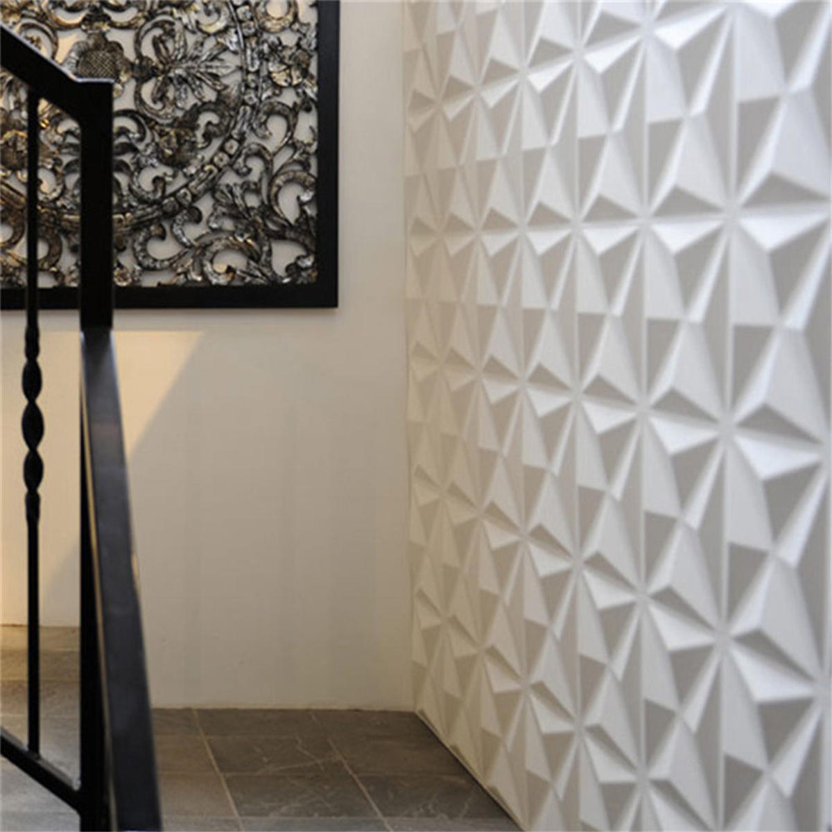 12 stks/set 3d wandpaneel decoratie plafond tegels behang achtergrond decor