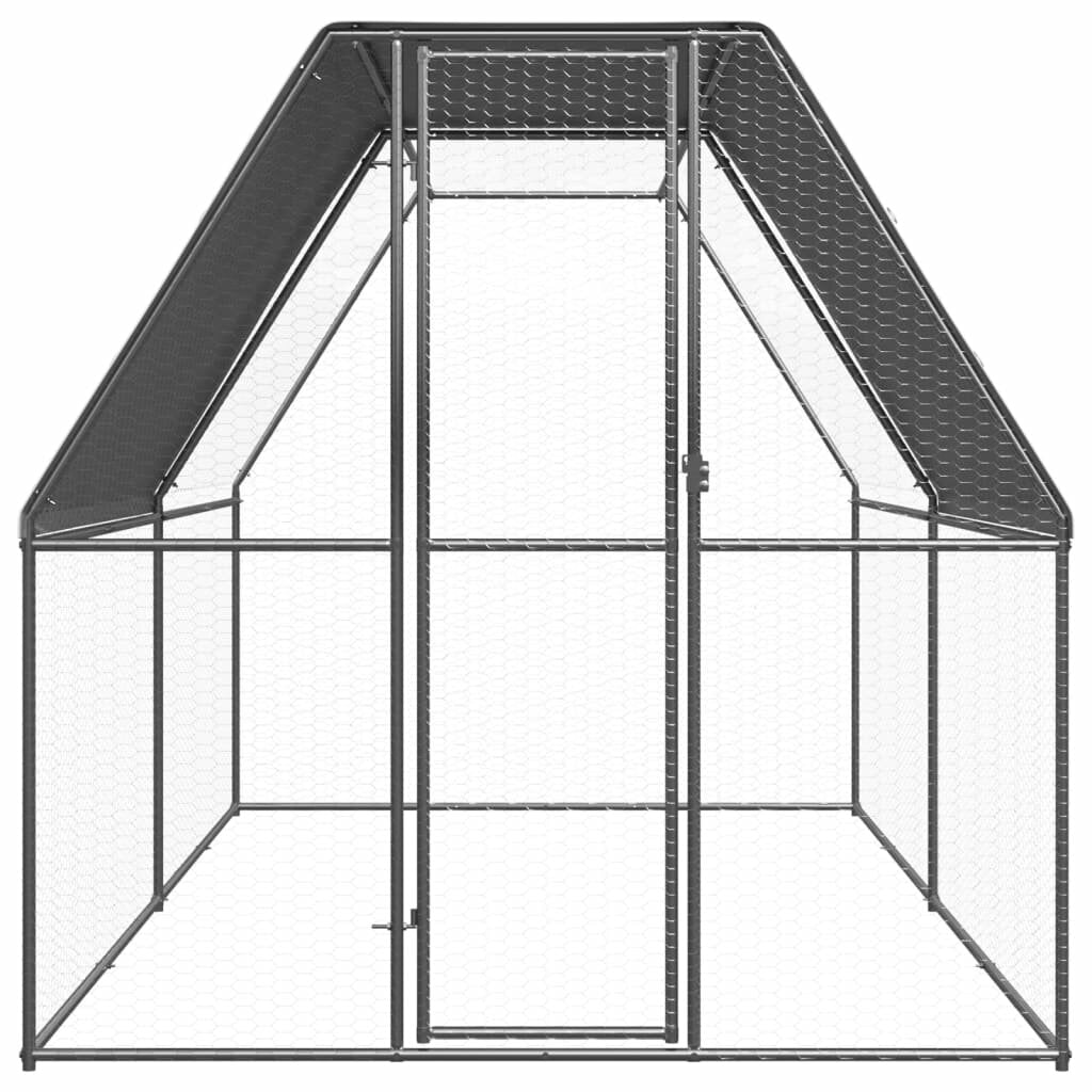 buiten kippenkooi 6.6 inch x13.1 inch x6.6 inch  gegalvaniseerd staal