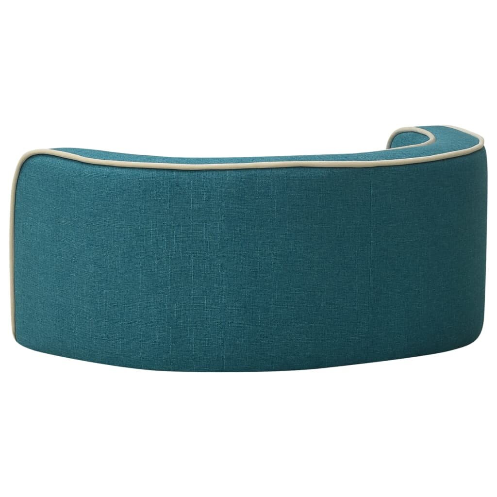 hondensofa opvouwbaar 76x71x30 cm linnen turquoise