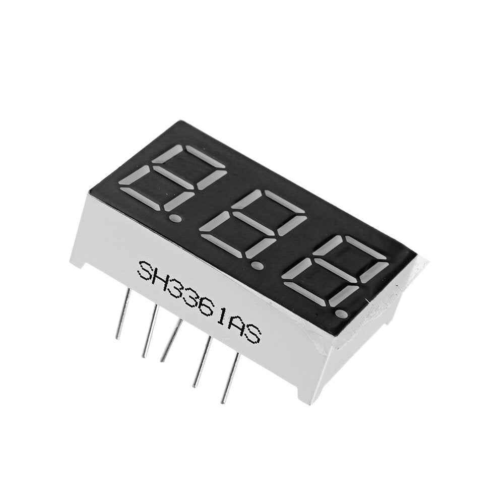 5 stuks 3361as 0.36 inch led digitale buis driecijferige gemeenschappelijke kathode helder rood licht