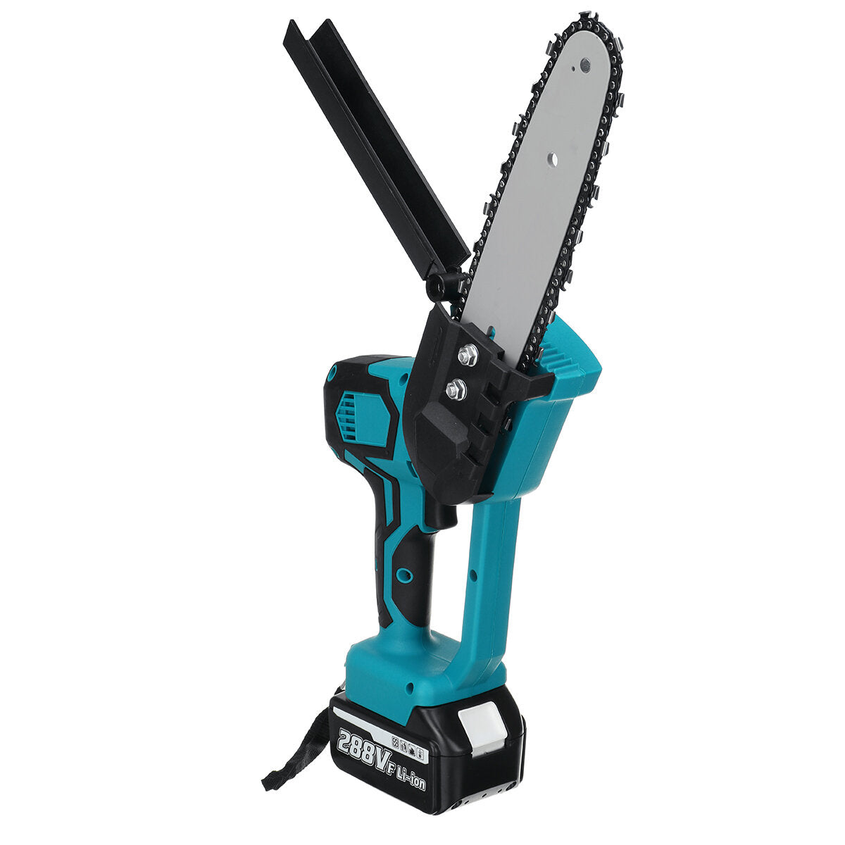 8 inch 21 v 1500 w elektrische draadloze eenhandszaag kettingzaag houtbewerking met batterijset