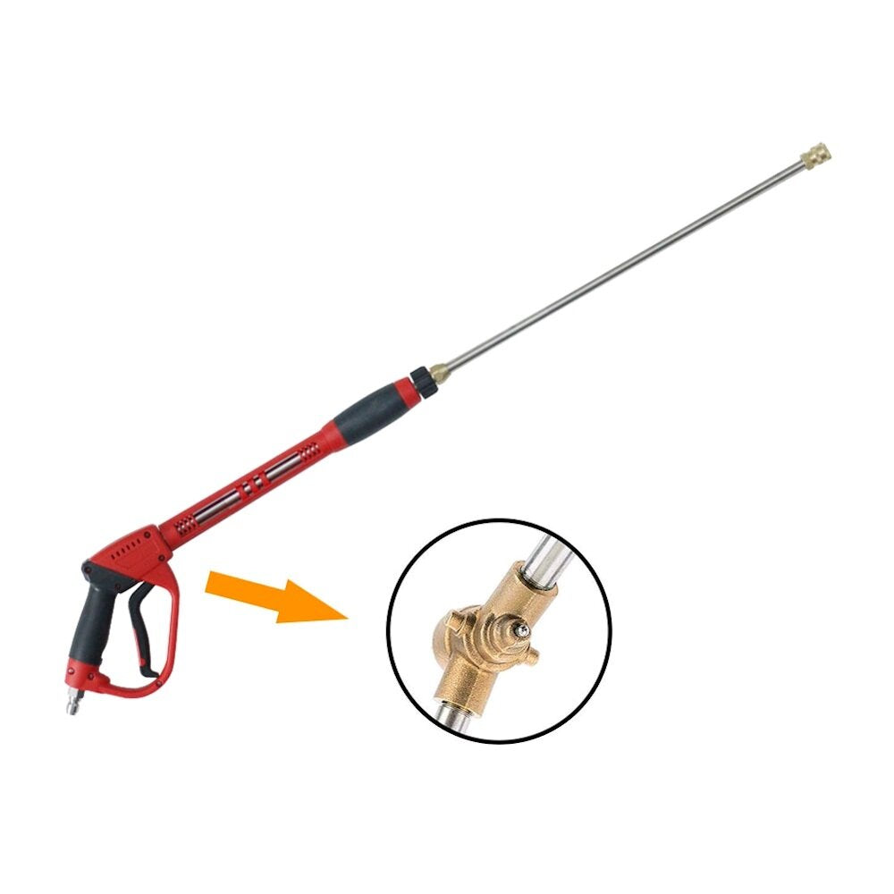 5000 psi tool daily deluxe hogedrukreiniger met vervangende wandverlenging en 5 mondstuktips