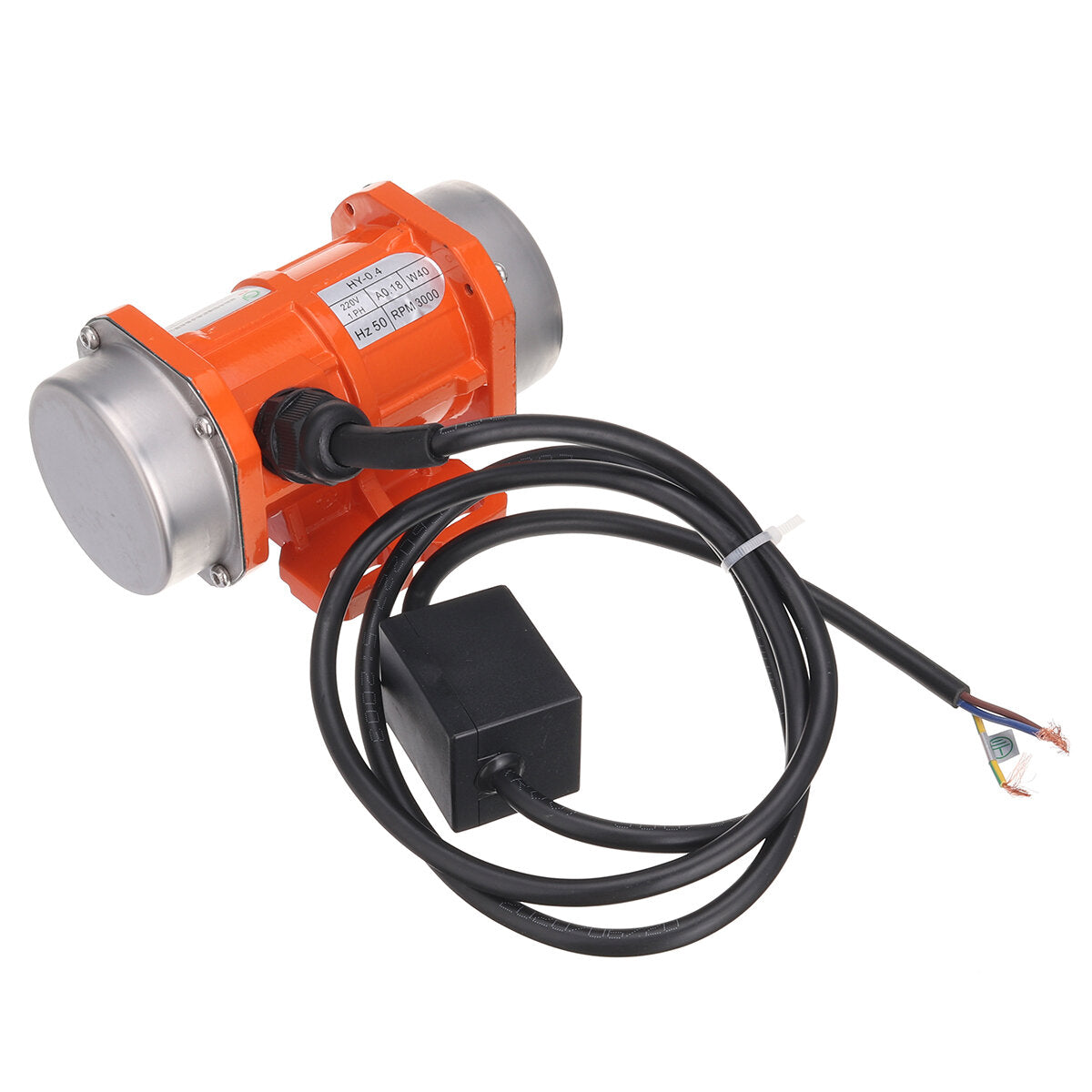 20/40/60w beton vibrator trillingen motor 220v 3000rpm eenfase aluminiumlegering voor shaker tafel vibrerende