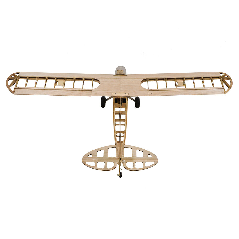 dancing wings hobby s08 piper j3 cub 1180 mm spanwijdte balsahout rc vliegtuig kit / kit + power combo