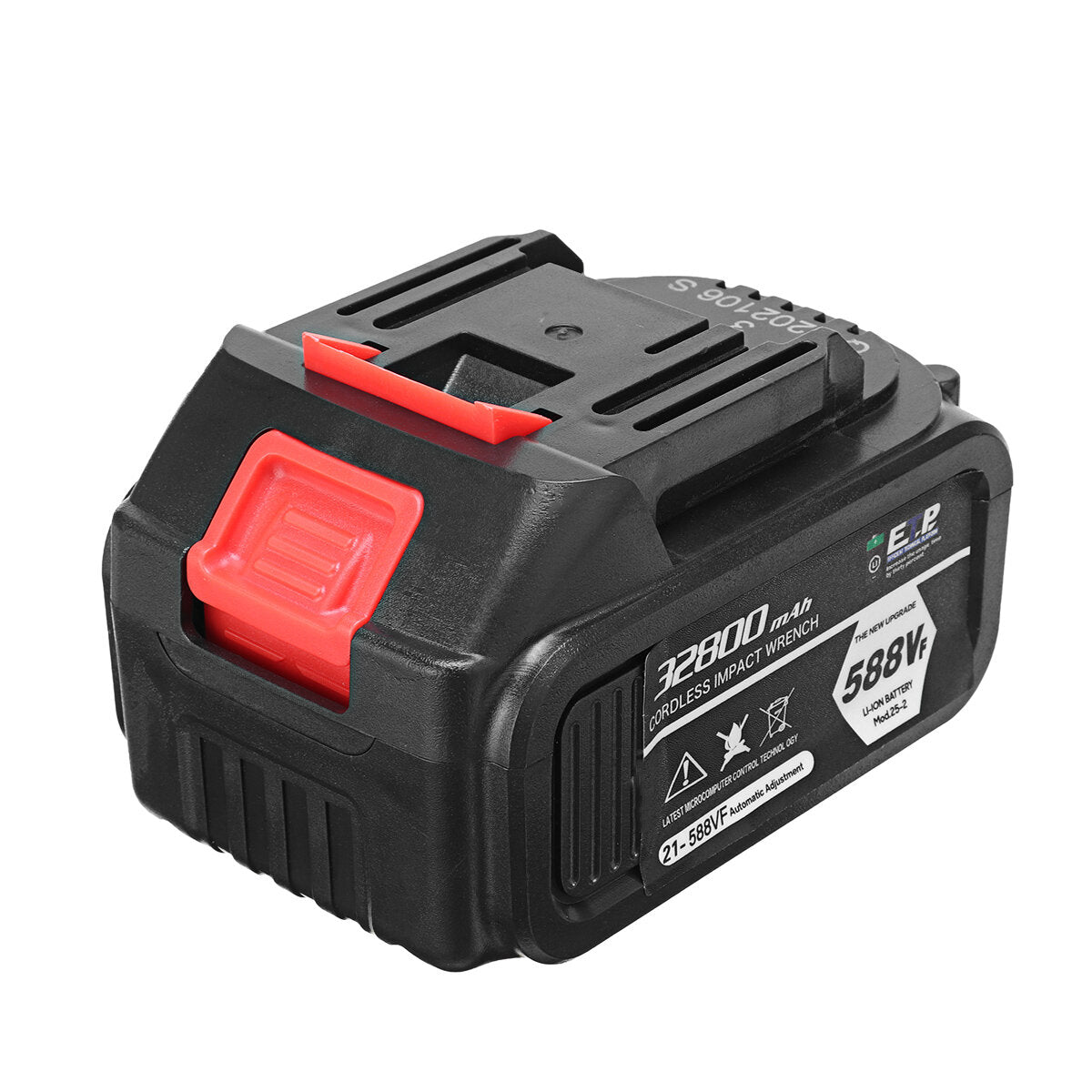 588vf elektrische decoupeerzaag draadloze draagbare houtbewerking snijdende decoupeerzaag elektrisch gereedschap zonder / 1/2 batterij