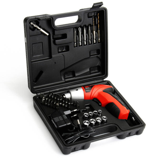 dctools 4.8v led elektrische schroevendraaier draadloze boorset elektrische boormachine us stekker
