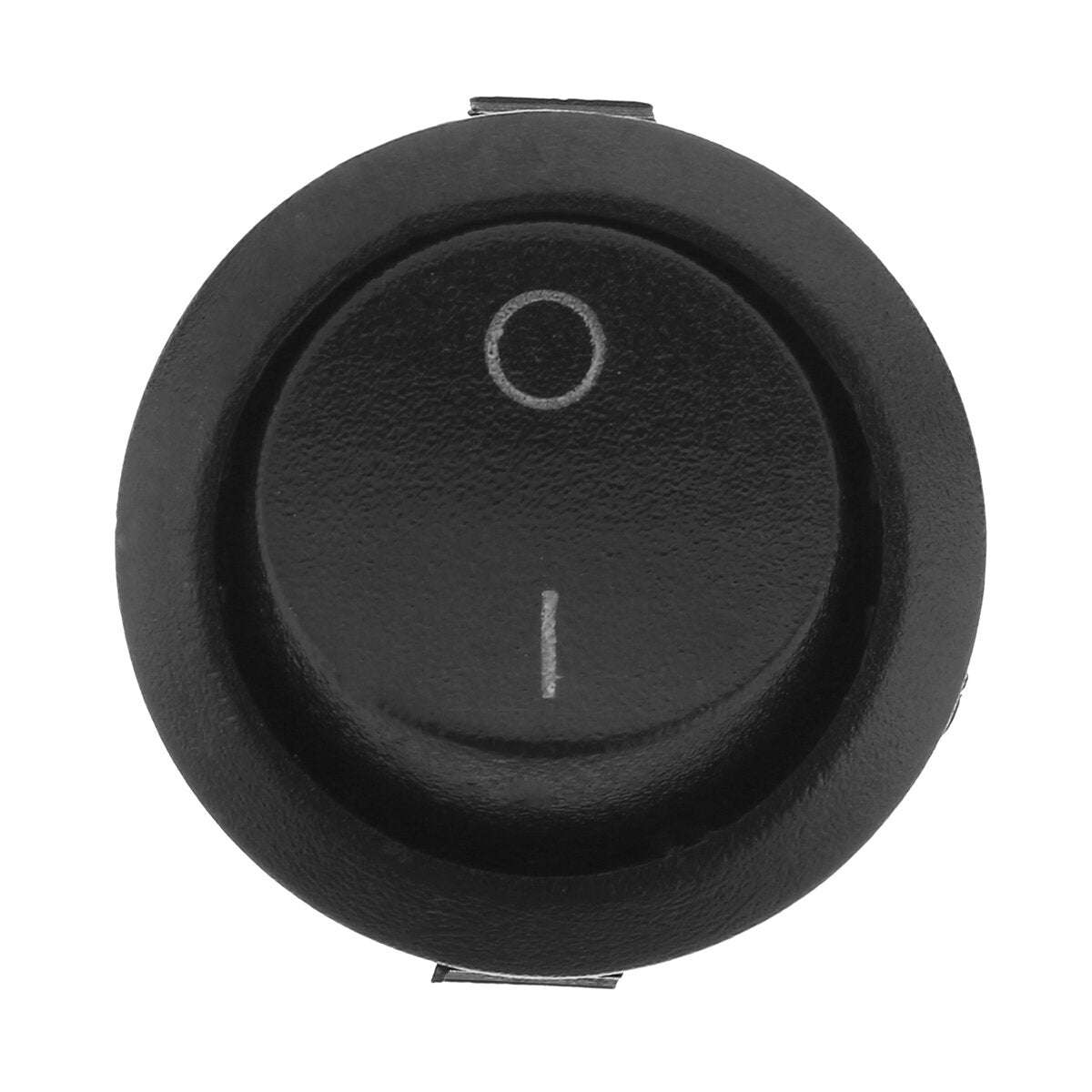 2 pin 3a / 250vac 6a / 125vac spst on-off ronde tuimelschakelaar zwart wit