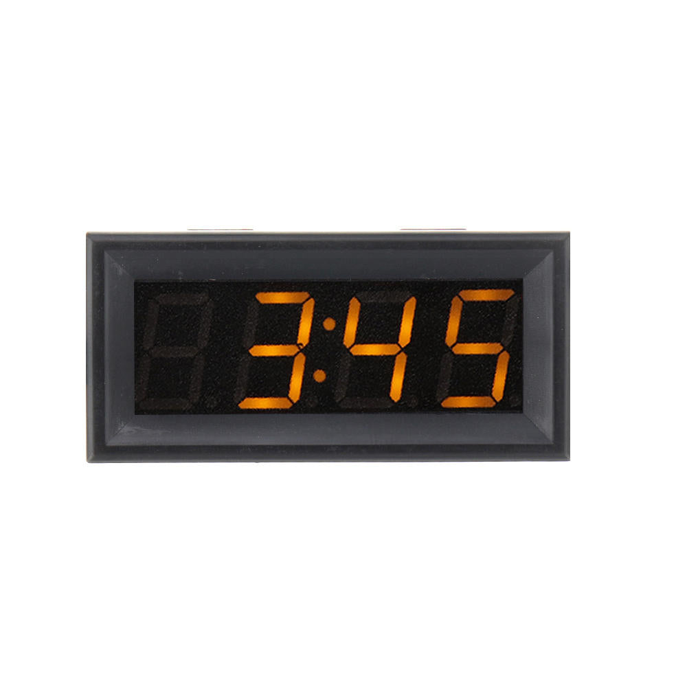 0.56 inch 200v 3-in-1 tijd + temperatuur + voltage display met ntc dc7-30v voltmeter zwart horloge klok digitale tube