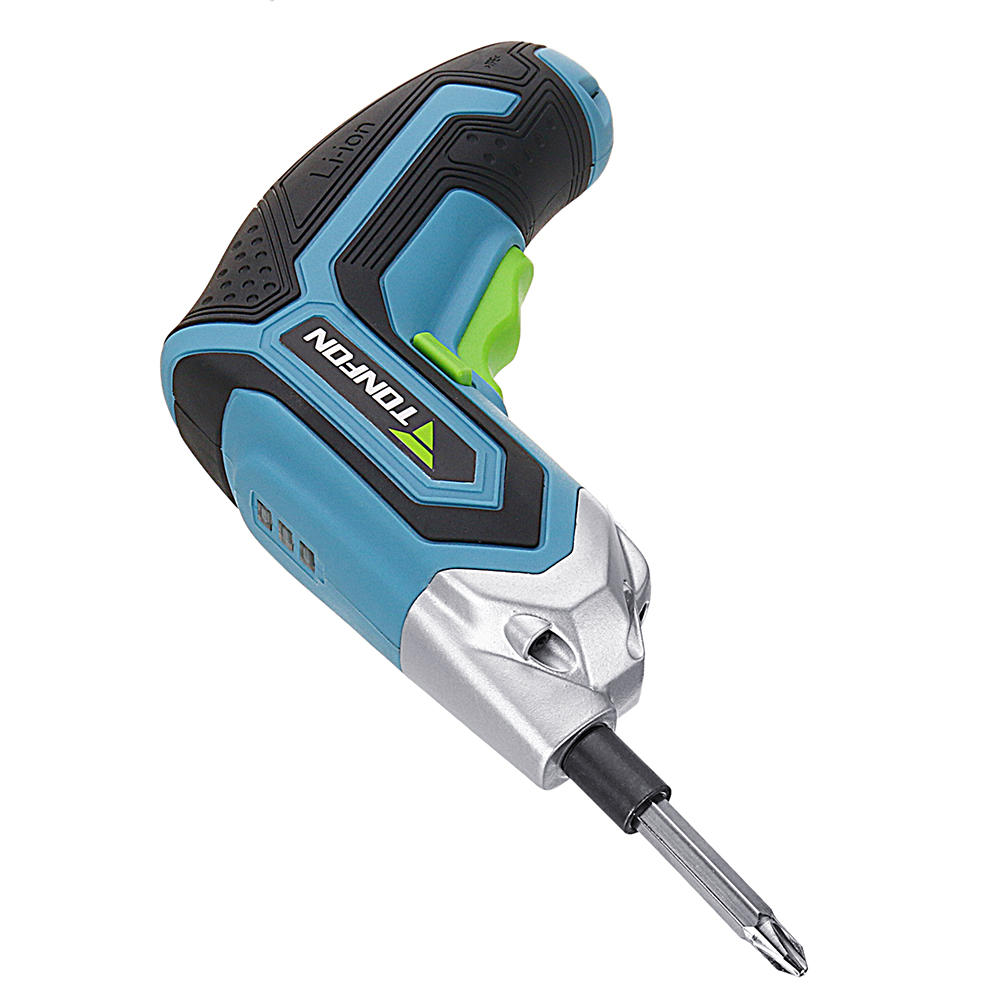tonfon 3.6v draadloze elektrische schroevendraaier usb oplaadbare schroevendraaier met schroefbits