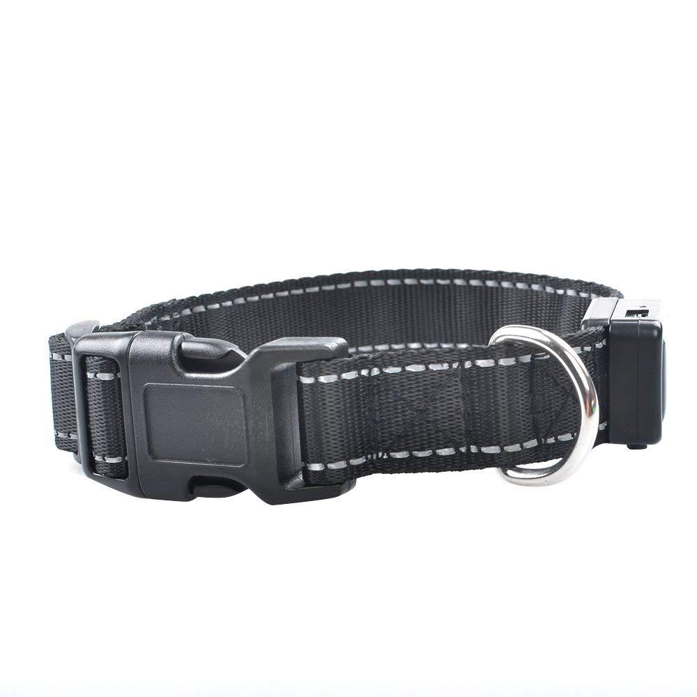 smart solar power usb opladen elektronische led knipperlicht veilig nylon honden halsband voor anders