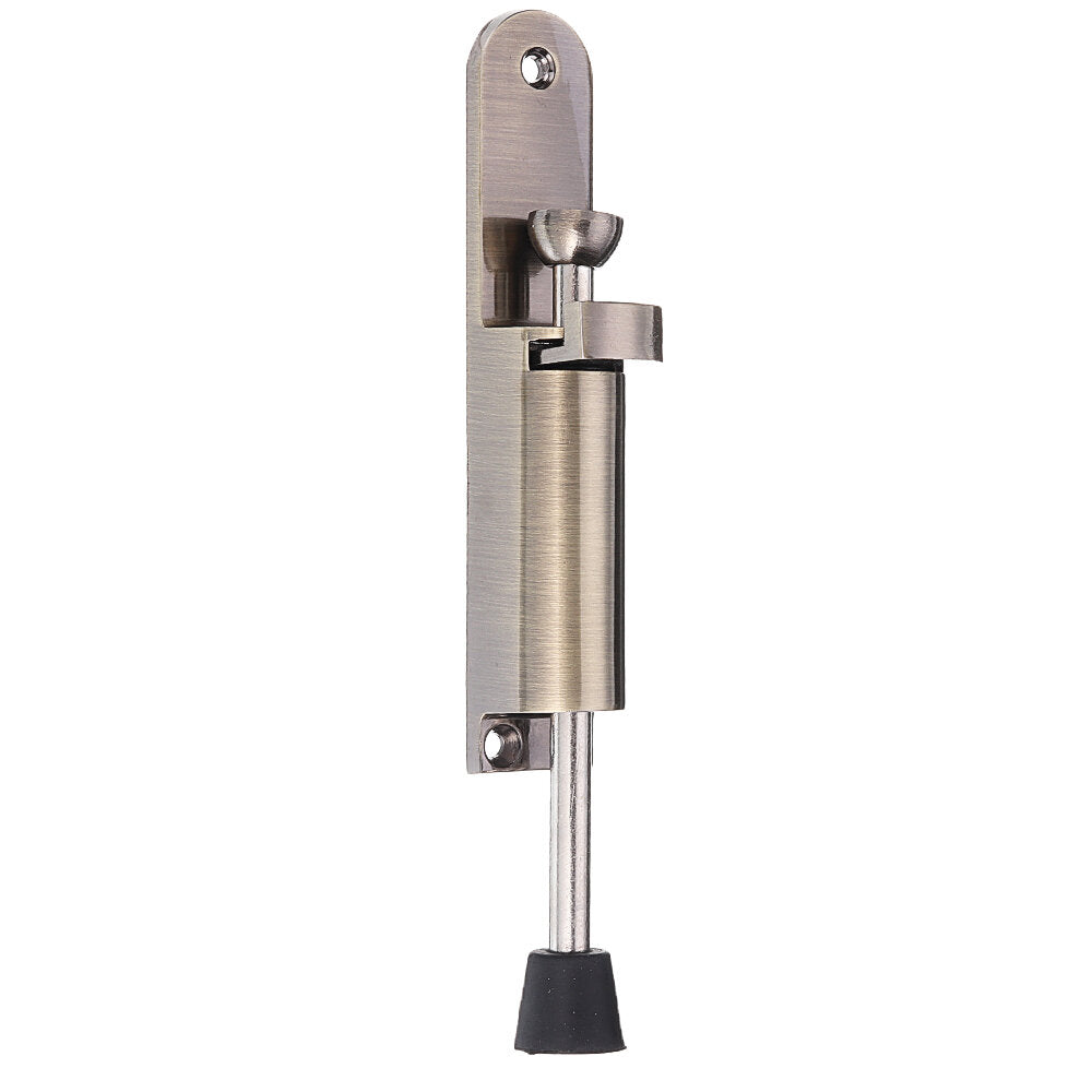 solide zware zinklegering uitgebreide magnetische deurstopper verborgen voetpedaal vloerbevestiging deurvanger gratis ponsdeurhouder