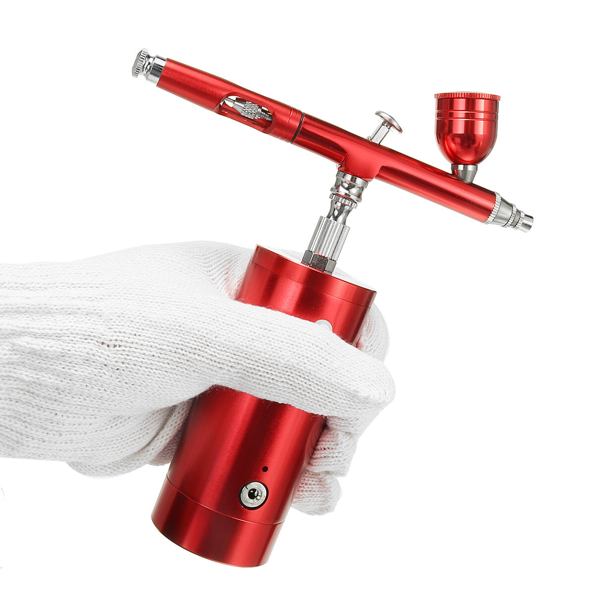 geel/rood/rose goud airbrush luchtpomp set oplaadbare draagbare luchtpomp airbrush tool handheld inkjet
