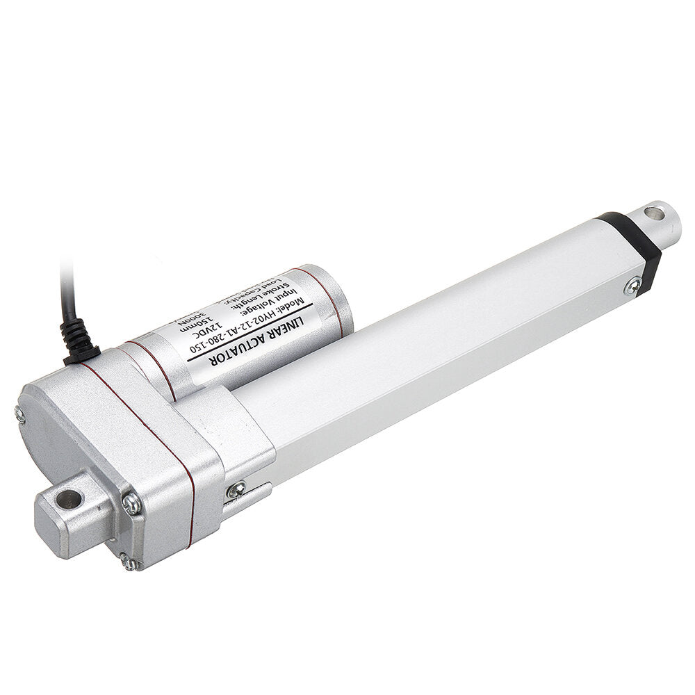 3000n lineaire actuator 12v dc 50-300mm slag elektrische raamopener lineaire motor buismotor