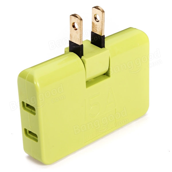 110-250v 180 graden draaibare stekkeradapter travel power 3 supply hub
