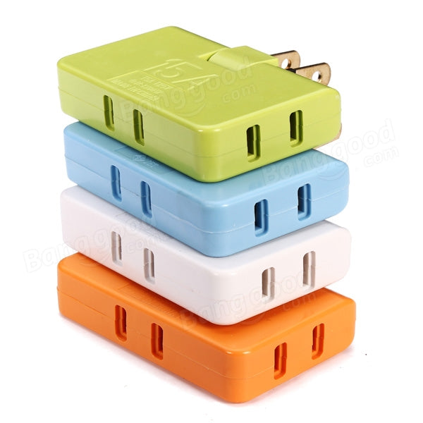 110-250v 180 graden draaibare stekkeradapter travel power 3 supply hub