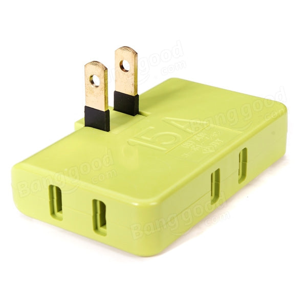 110-250v 180 graden draaibare stekkeradapter travel power 3 supply hub