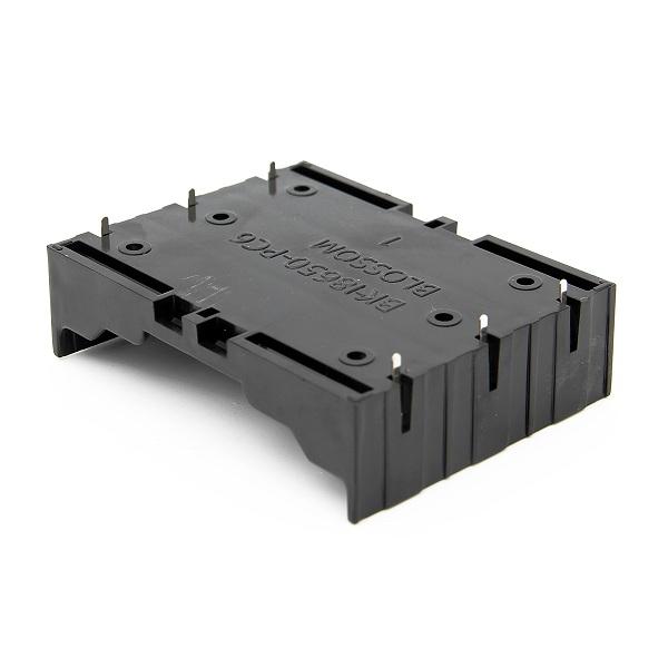 5 stuks dhz 3-slot 18650 batterijhouder met pinnen