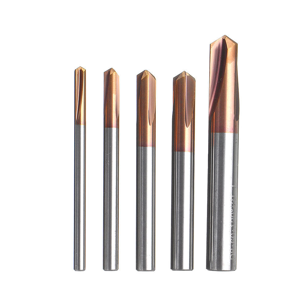 3 fluiten 120 graden hardmetalen afschuivingsmolen 2-8 mm hrc55 wolfraamstaal altin coating frees