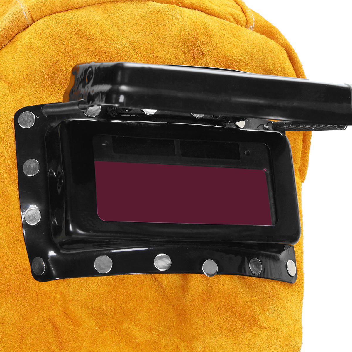lederen zonne-auto-verduisteringsfilterlens beschermen lasnekmaskerhelm