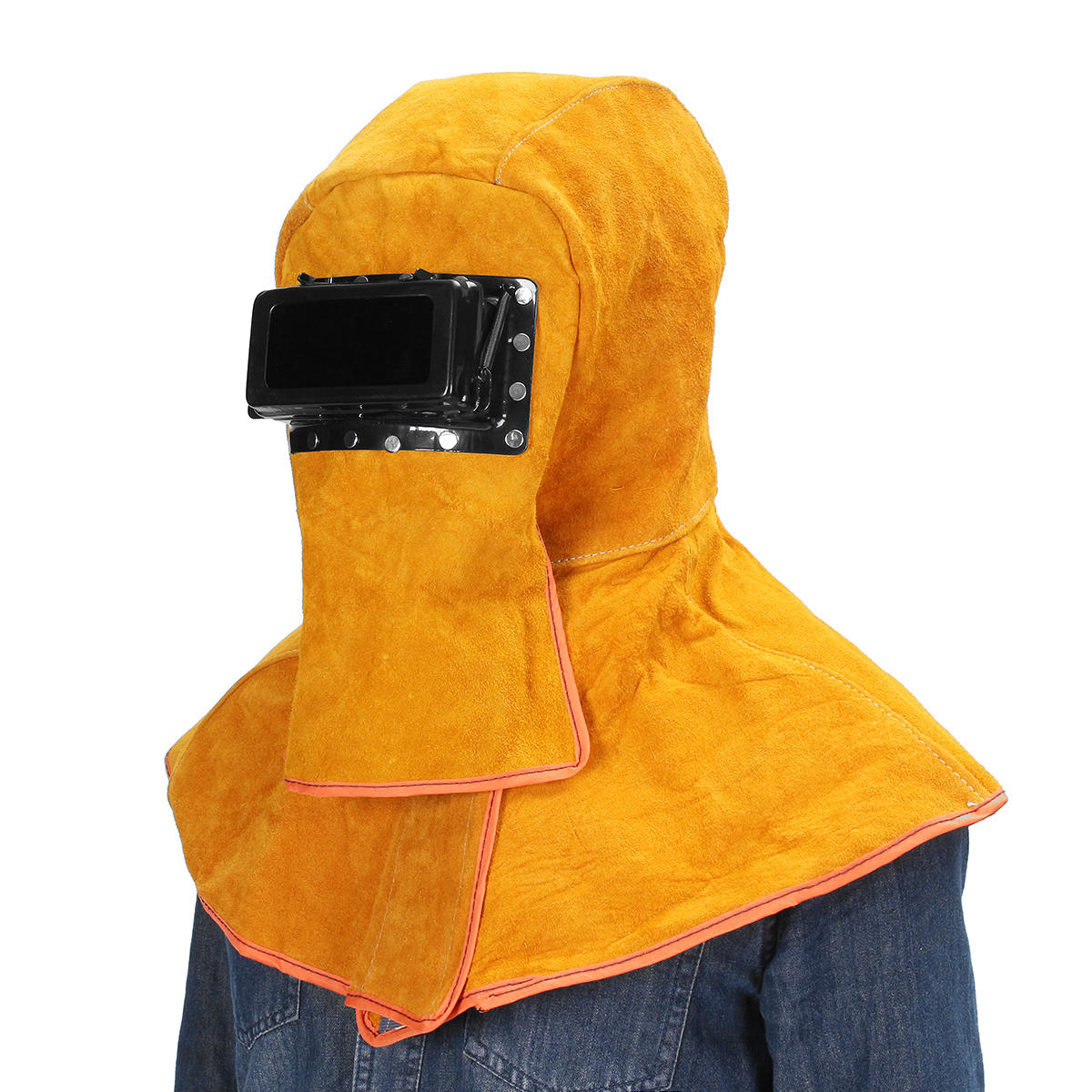 lederen zonne-auto-verduisteringsfilterlens beschermen lasnekmaskerhelm
