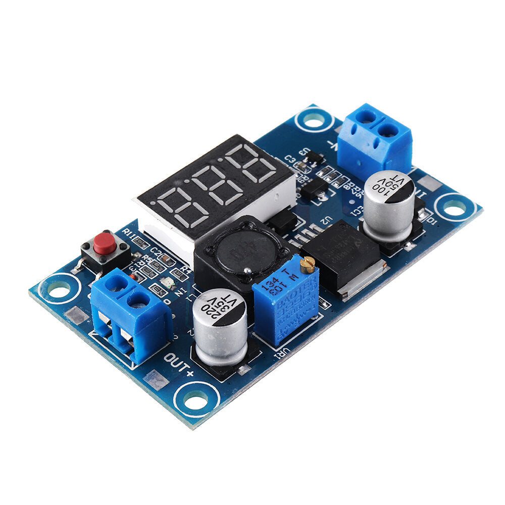 lm2596 dc-dc spanningsregelaar instelbare step-down voedingsmodule met display