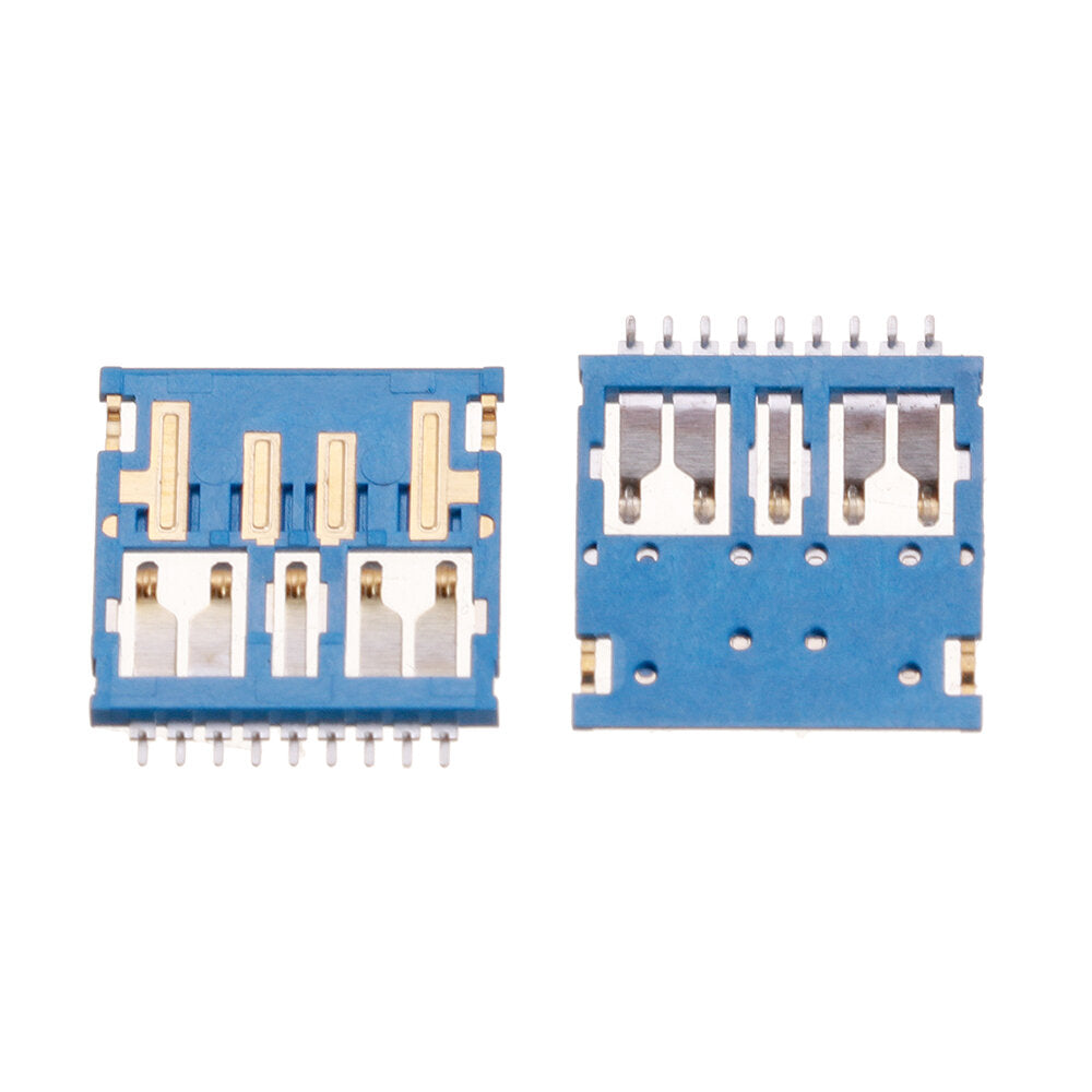 10 stuks cob connector usb 3.0 mannelijke h1.05 ultradunne 9pin isometrisch
