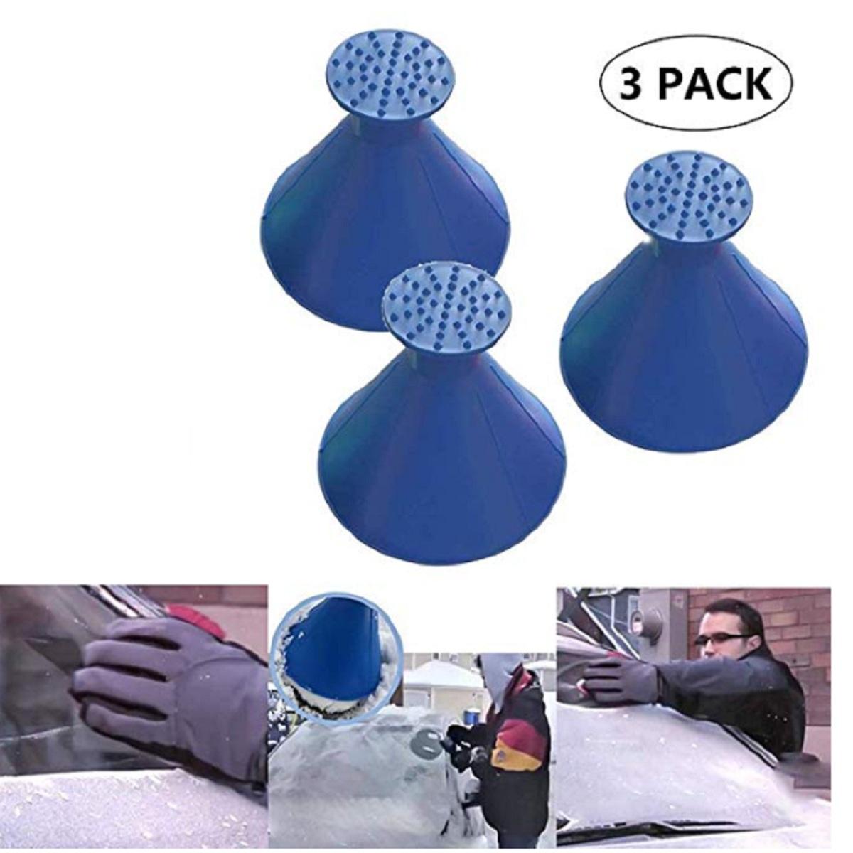 voorruitreiniging glasreiniger auto-accessoires kegelgereedschap set gevormde sneeuwploegschraper auto auto-vensterreiniging kegelschrapers