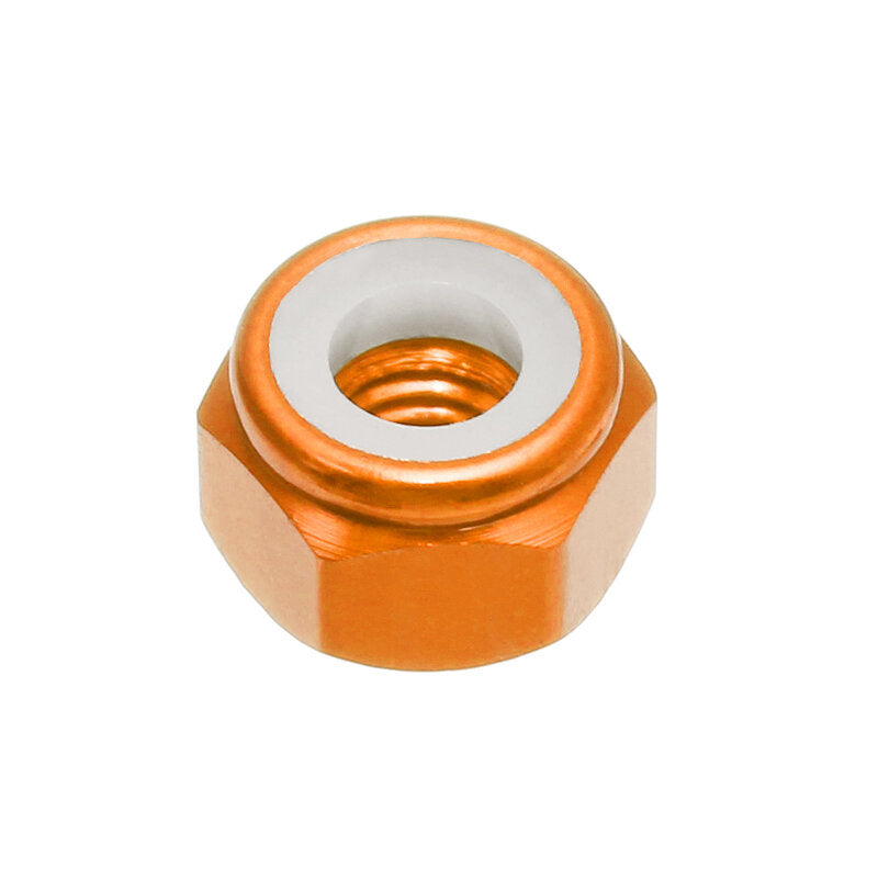 m3an1 10 stuks m3 moer zelfborgend nylon zeskantmoer aluminiumlegering multicolor
