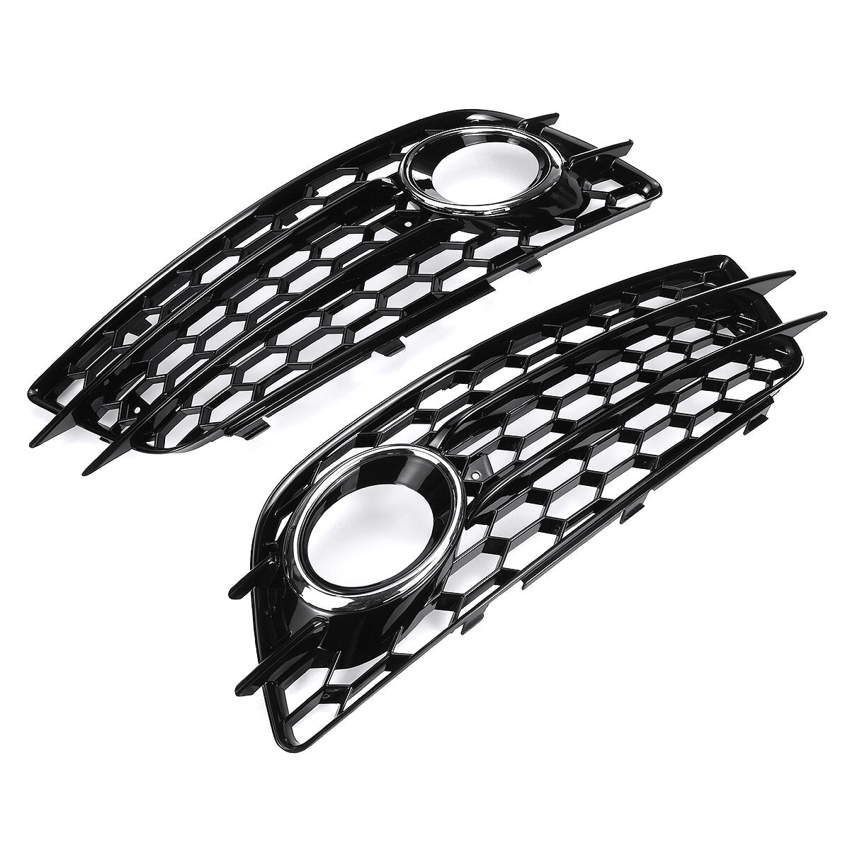 plating mistlamp cover honingraat hex grille grill voor audi a4 b8 s-line s4 2008-2012