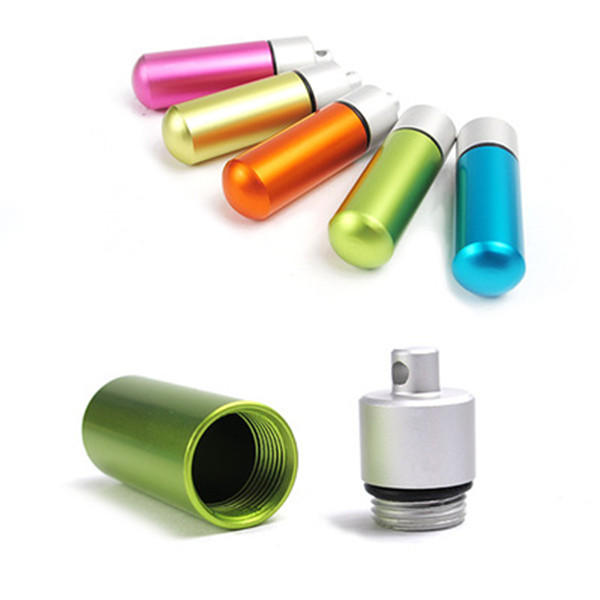 aluminium fles waterdichte tank levensreddende uitrusting sleutelhanger edc tool