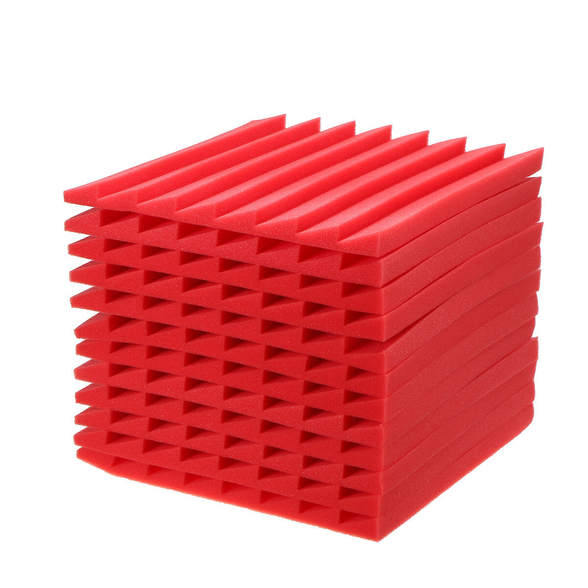 12 stuks 30x30x2.5 cm geluidsisolatie schuim akoestische wandpanelen studio geluiddicht schuim