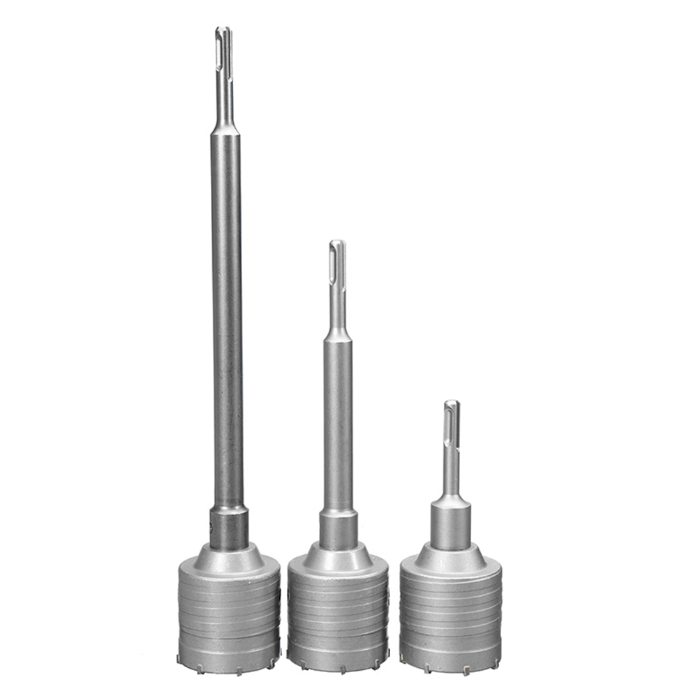 65 mm beton cement muur gatenzaag boor 110 mm/200 mm/350 mm sds shank rod wrench tool kit