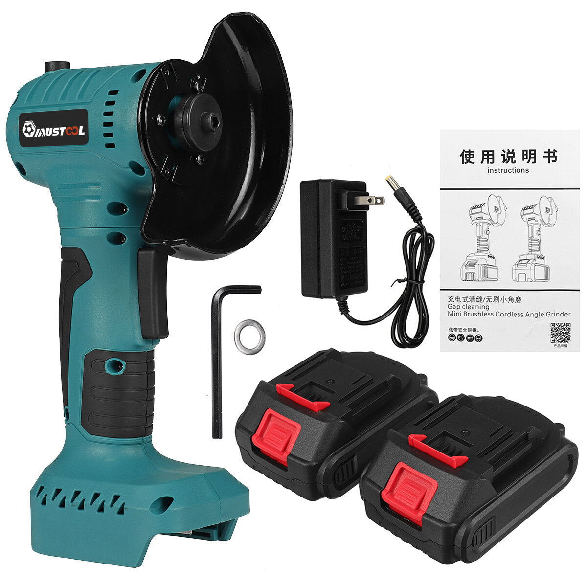88vf 220/110v mini haakse slijper oplaadbare borstelloze cutter polijstmachine