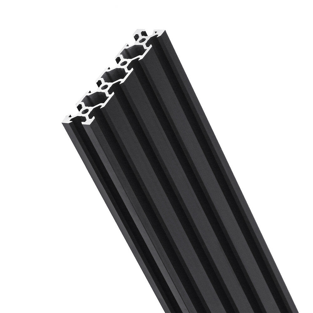200-1000 mm zwart 2080 v-sleuf aluminium profiel extrusieframe voor cnc-gereedschap diy