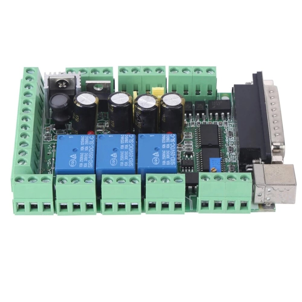 mach3v2.1-l stappenmotor breakouts board adapter 4-assige 6-assige controller cnc graveermachine board zonder magneet