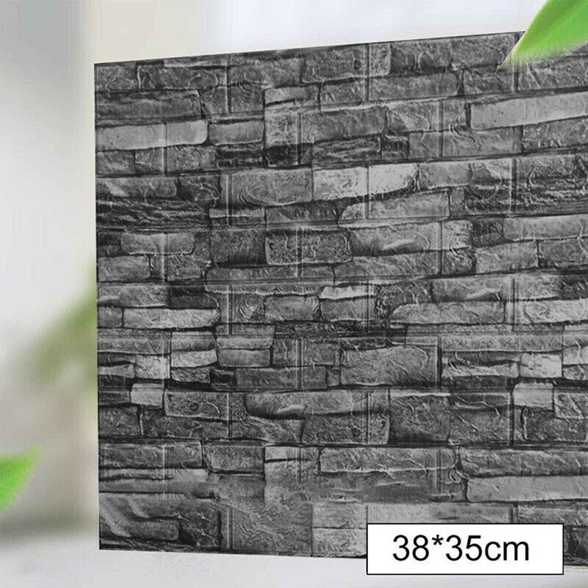 5 stuks 3d soft tegel bakstenen muur sticker zelfklevend waterdicht schuimpaneel 38 * 35 cm
