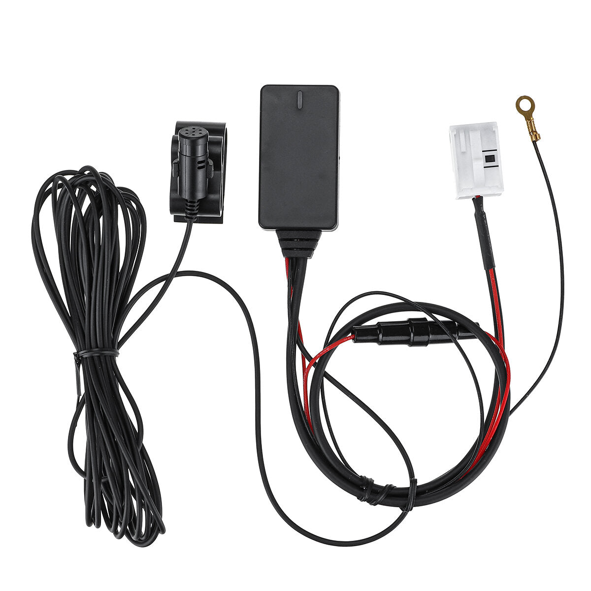 12pin auto handvrije draadloze radio bluetooth aux dongle mic kabel voor vw skoda rcd 210 310 510 rns 310 315 510 810