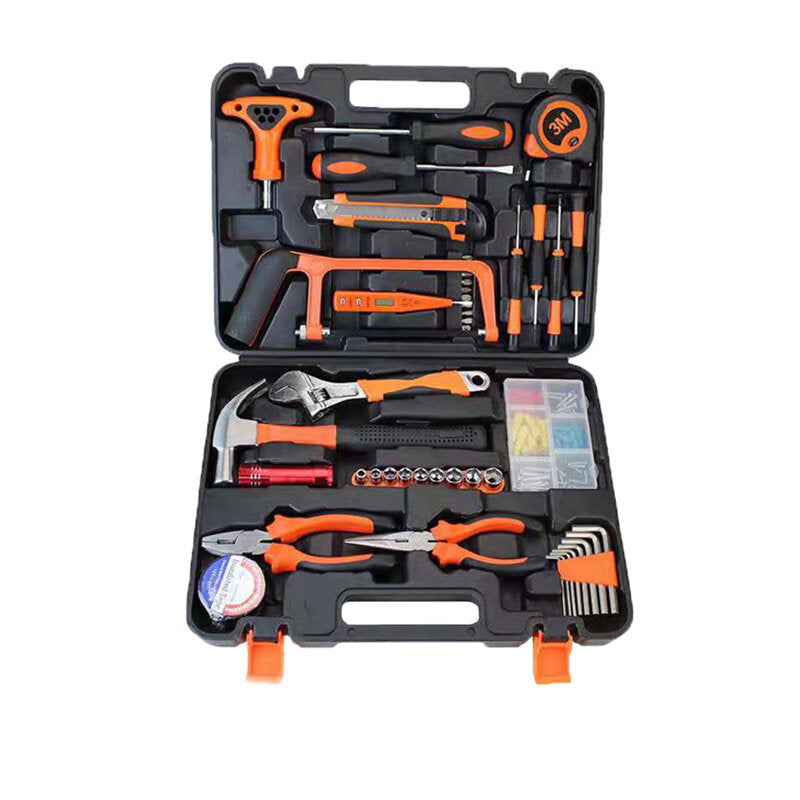 46 stuks tool set huishoudelijke hardware tool combinatie set huishoudelijke kleine onderhoud noodset
