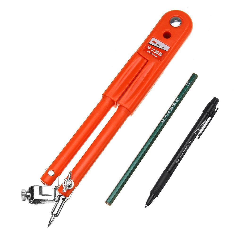 tekening maatregel gauge afstand kompas houtbewerking craft design layout tool 90/150 cm diameter:
