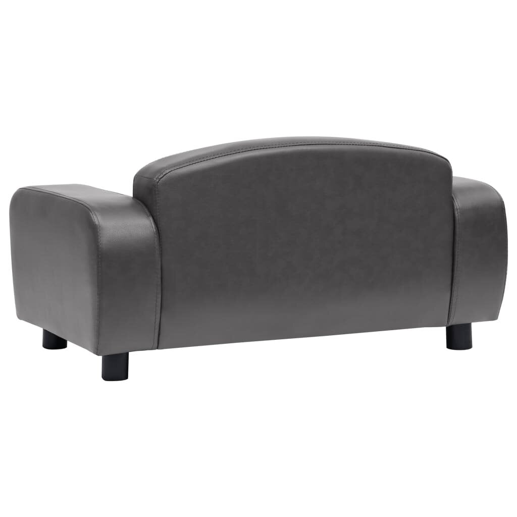 hondenbank grijs 31.5 x19.7 x15.7 kunstleer