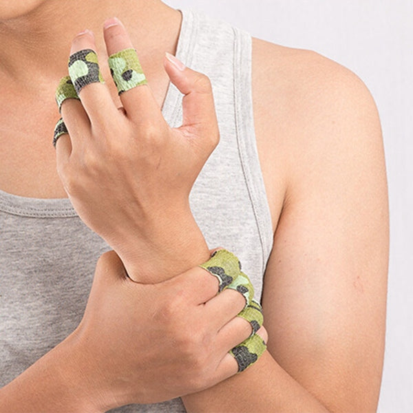 multicolor ourdoor sports zelfklevende elastische gauze tape care bandage