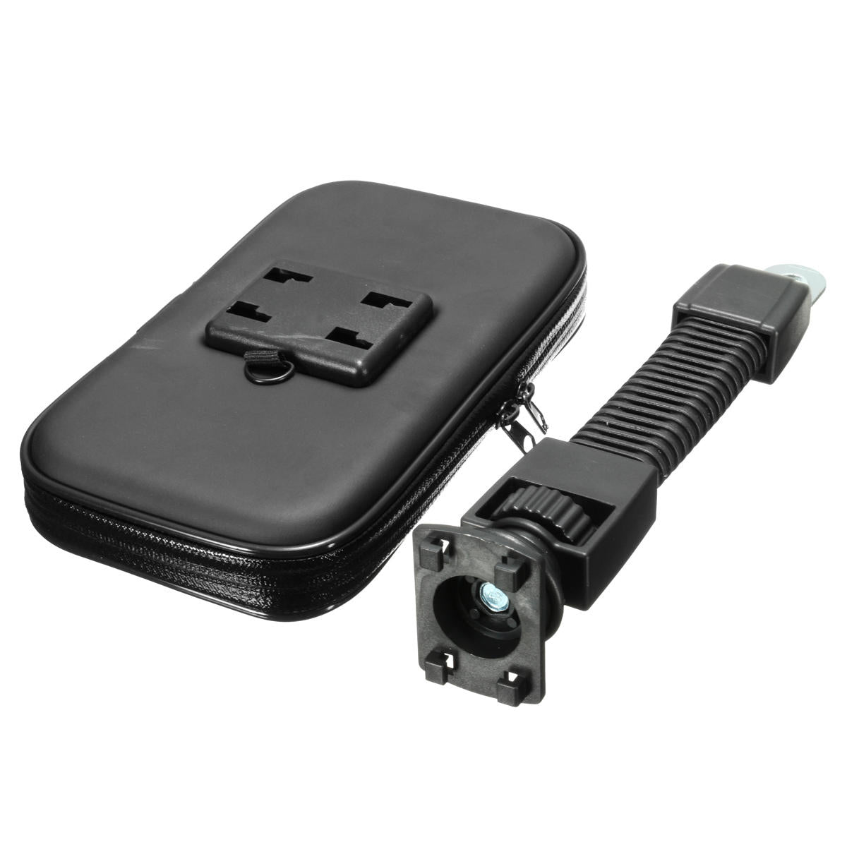 6inch waterproof phone holder gps case motorcycle rear view mirror mount